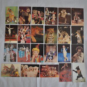 Lot of 23 Collectible USSR Pocket Calendars Soviet Circus 80s Russian Календари